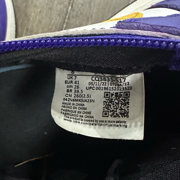 Jordon 1 High Fly Ease Shoes - Picture 12 of 16